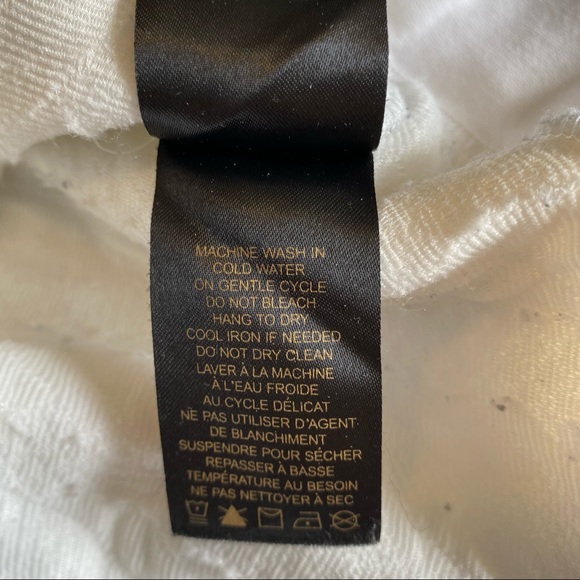 Women’s Cream/ white Crewneck textured sweatshirt with faux cable knit detail- M - Picture 13 of 14